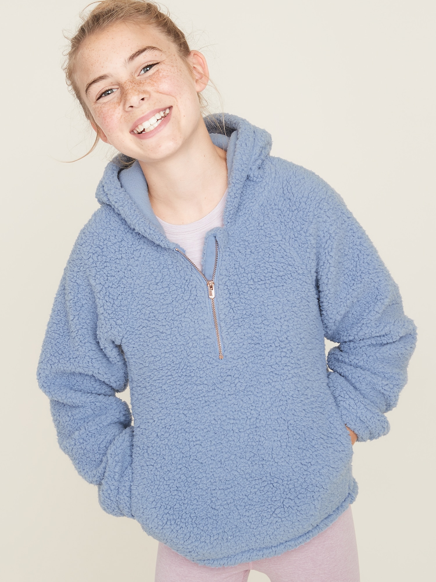 Sherpa shop hoodie girls