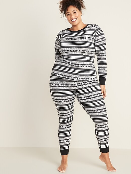 Image number 3 showing, Plus-Size Crew-Neck Thermal Top