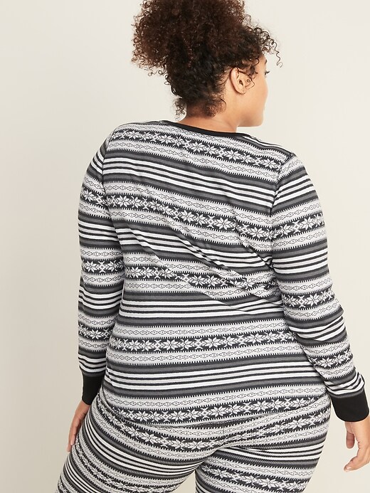 Image number 2 showing, Plus-Size Crew-Neck Thermal Top