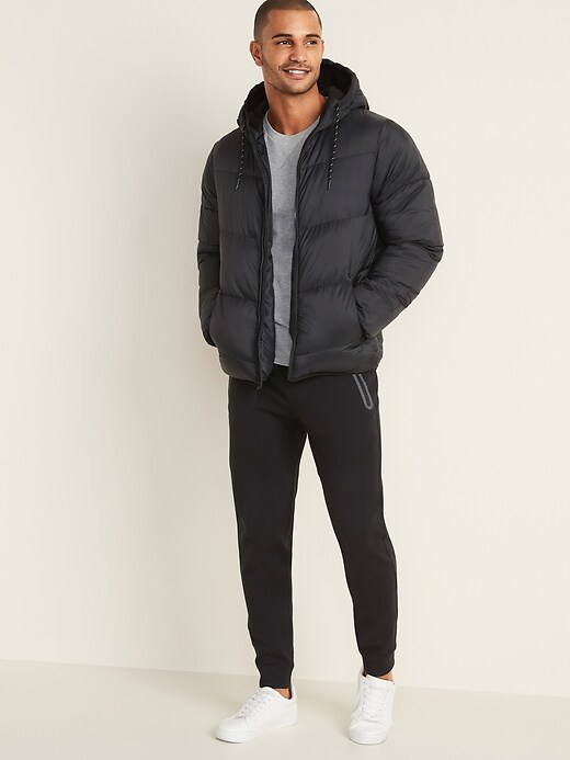 Image number 3 showing, Go-H20 Water-Resistant Hooded Puffer Jacket