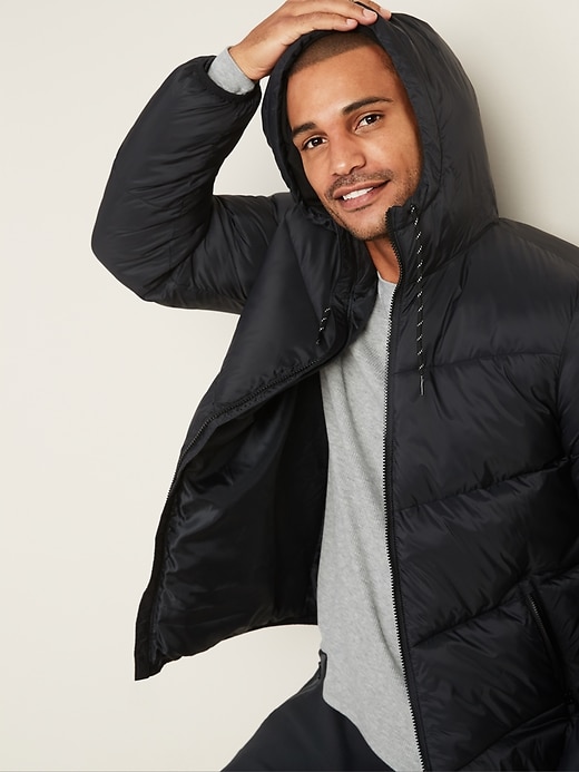 Image number 5 showing, Go-H20 Water-Resistant Hooded Puffer Jacket