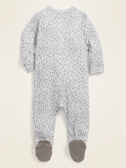 View large product image 2 of 2. Bear-Critter Footed One-Piece for Baby