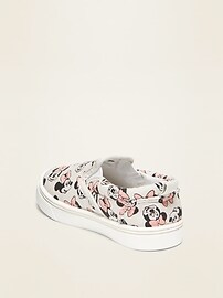 View large product image 3 of 4. Disney&#169 Minnie Mouse Canvas Slip-Ons for Toddler Girls