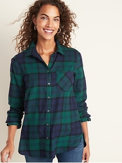 women's flannel sweatshirts