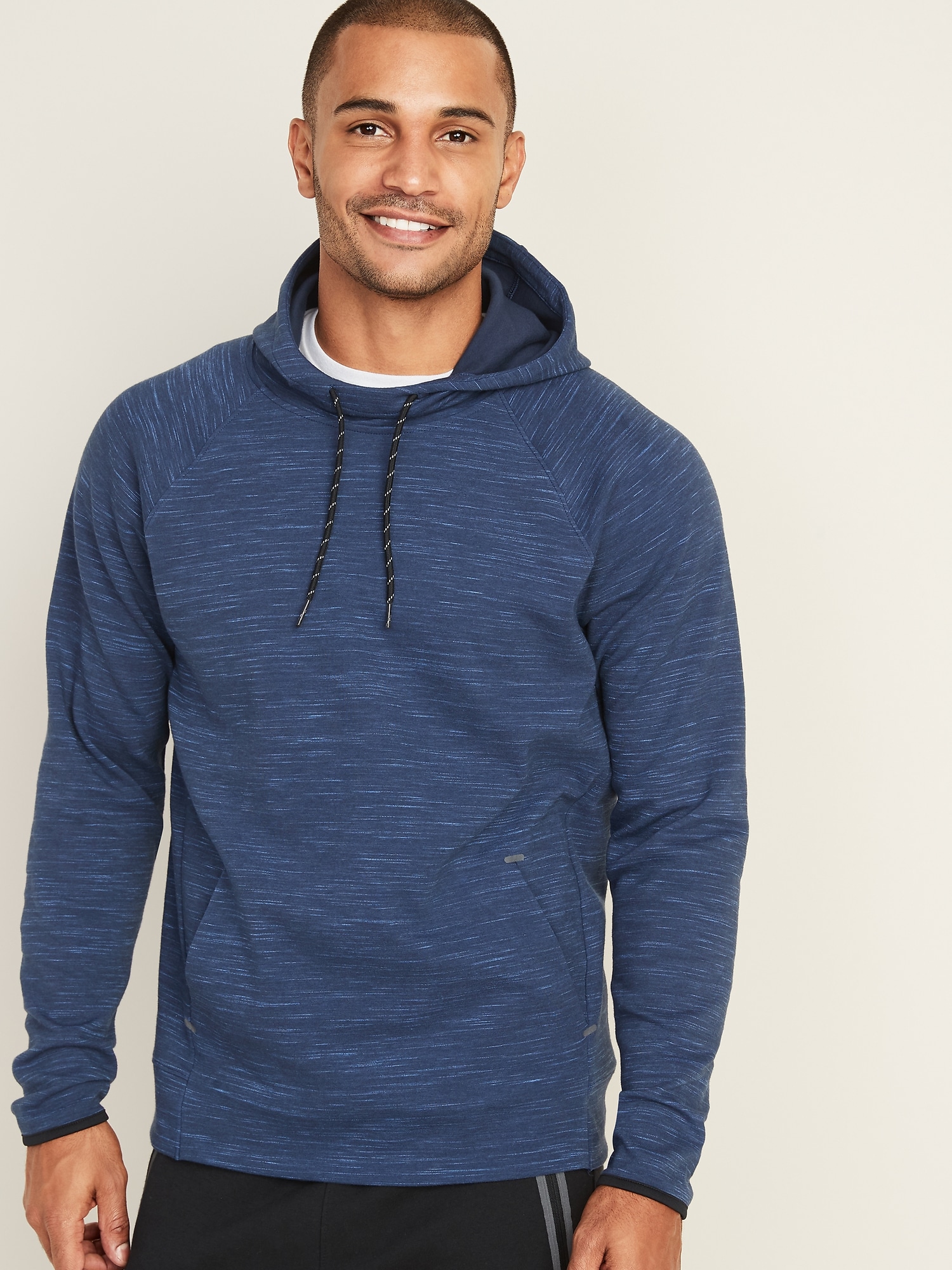 old navy grid fleece hoodie