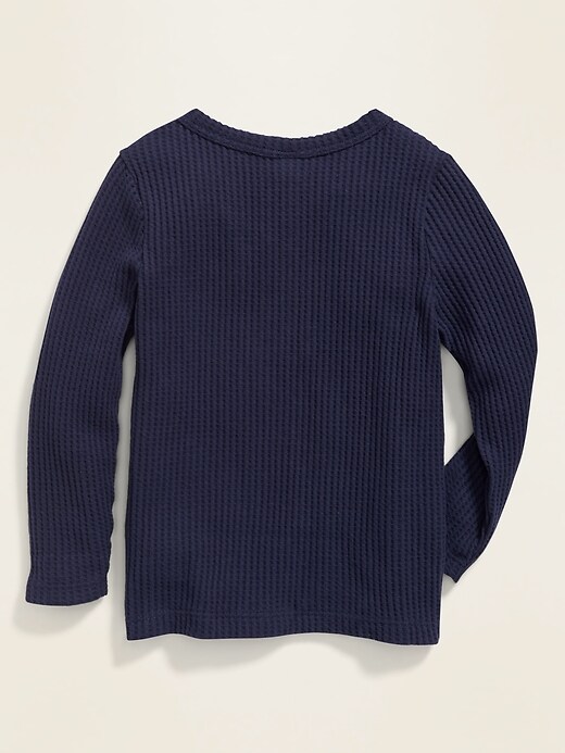 View large product image 2 of 4. Thermal-Knit Henley for Toddler Boys