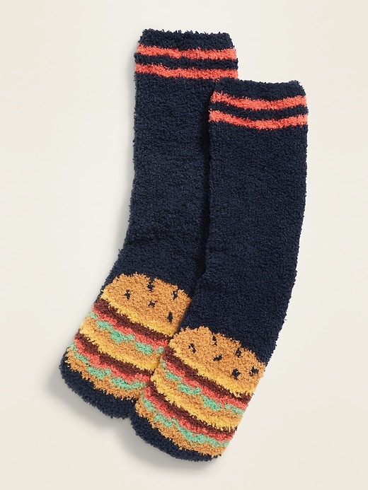 Graphic Cozy Socks For Men Old Navy