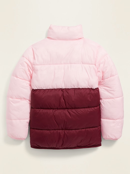 View large product image 2 of 4. Color-Block Side-Zip Frost-Free Pullover for Girls