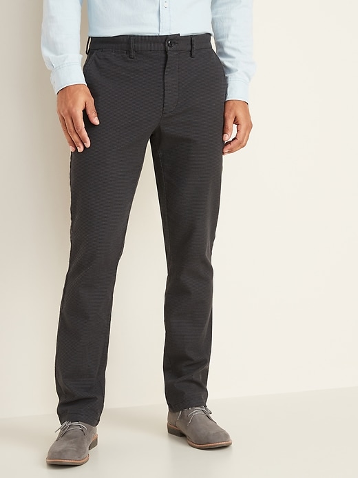 View large product image 1 of 3. Straight Built-In Flex Textured Ultimate Chinos