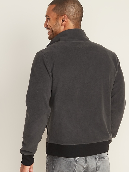 Image number 2 showing, Micro Performance Fleece Chest-Pocket Zip Jacket