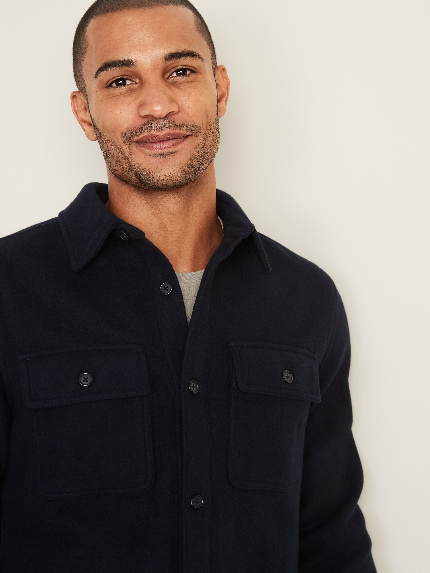 Soft-Brushed Shirt-Jacket for Men | Old Navy