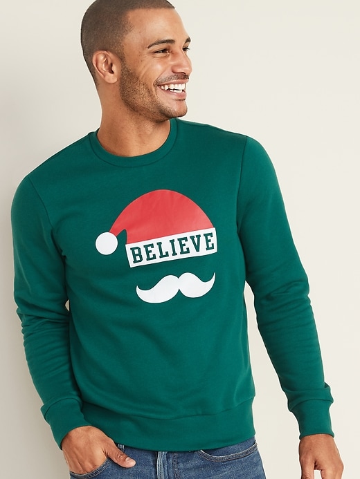 Old Navy Christmas Graphic Sweatshirt for Men 4836850120