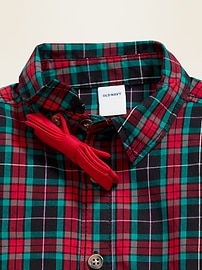 View large product image 3 of 3. Plaid Shirt, Bow-Tie & Twill Pants Set for Baby