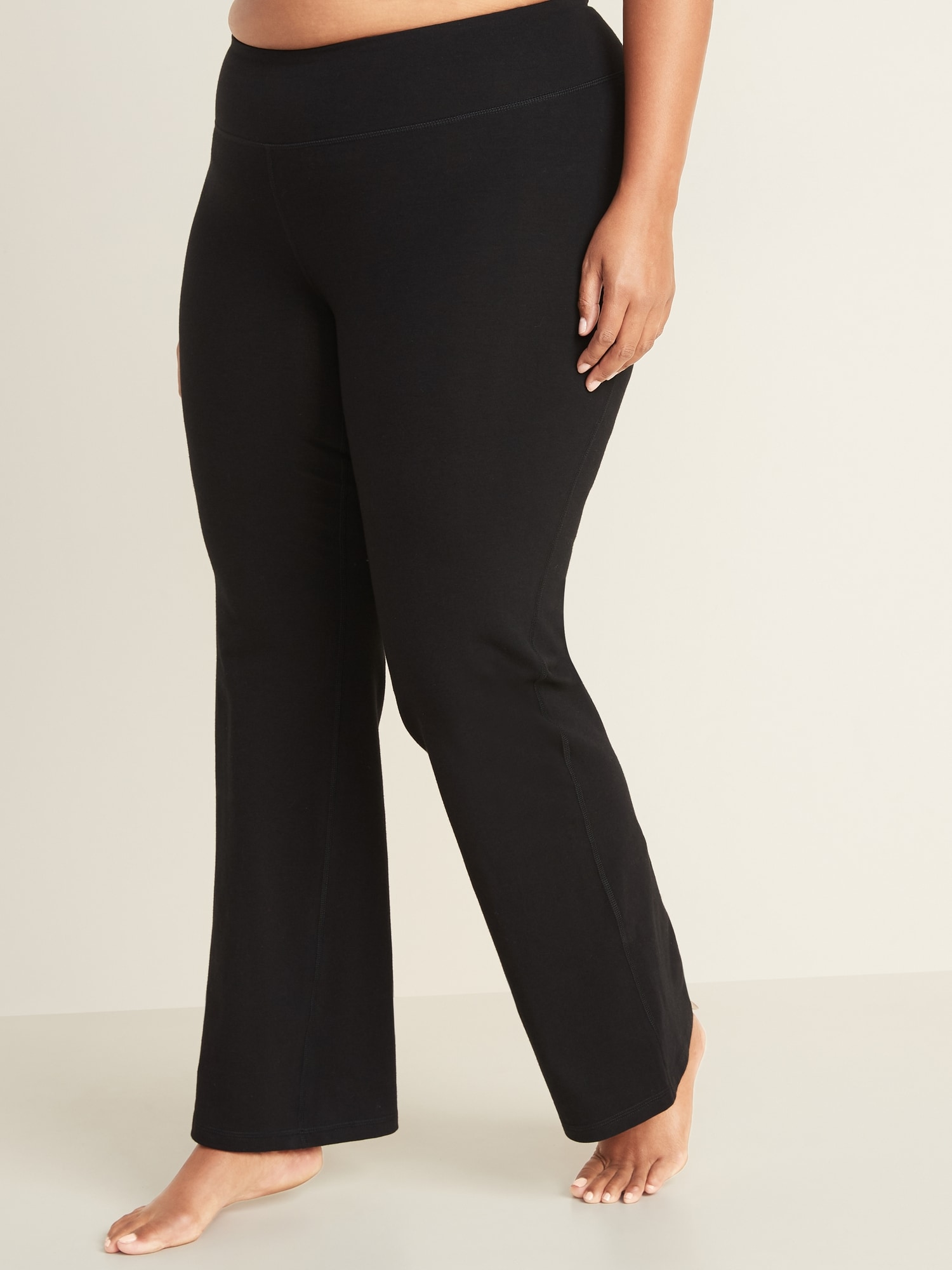plus size bootcut yoga pants with pockets