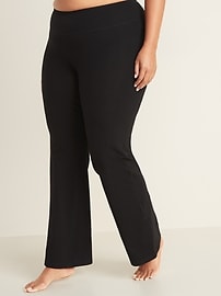 High-Waisted Plus-Size Boot-Cut Yoga Pants Old Navy