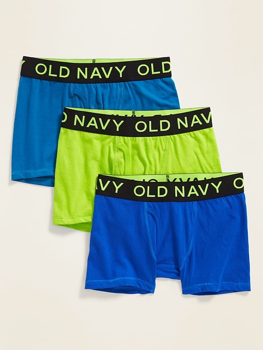 Old Navy Go-Dry Boxer-Brief 3-Pack for Boys. 1