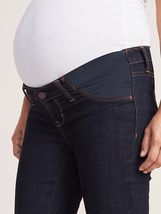 Image number 4 showing, Maternity Side-Panel Skinny Jeans