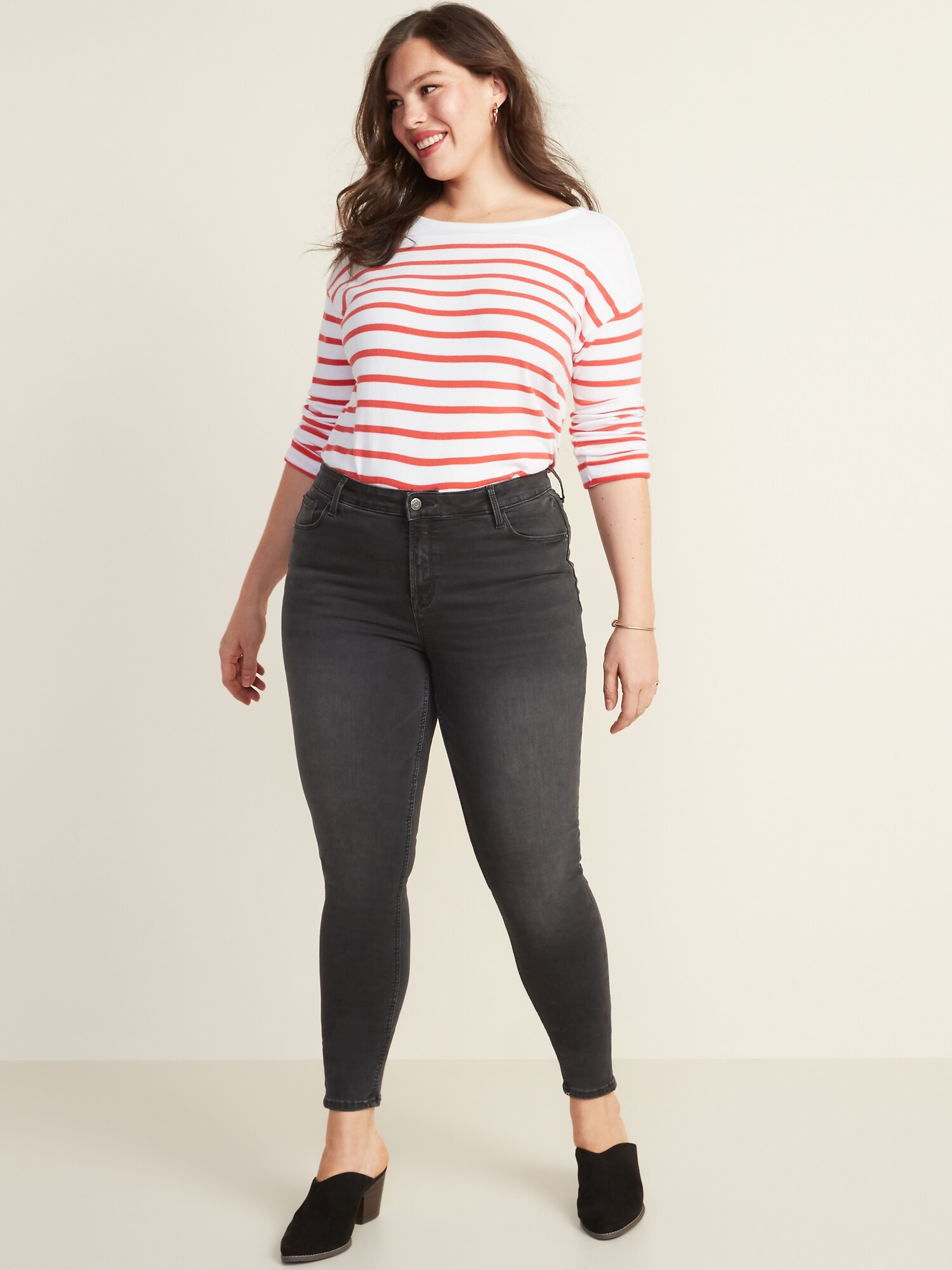 Mid-Rise Built-In Sculpt Rockstar Jeans for Women | Old Navy
