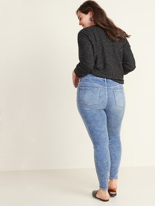 Image number 7 showing, High-Waisted Built-In Warm Rockstar Jeans for Women