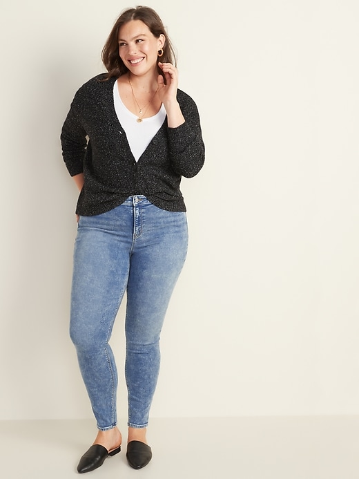Image number 8 showing, High-Waisted Built-In Warm Rockstar Jeans for Women