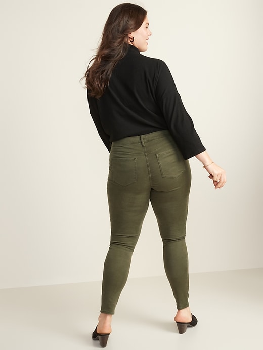 Image number 7 showing, Mid-Rise Sateen Rockstar Super Skinny Jeans for Women
