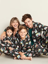 View large product image 3 of 3. Patterned Flannel Pajama Set