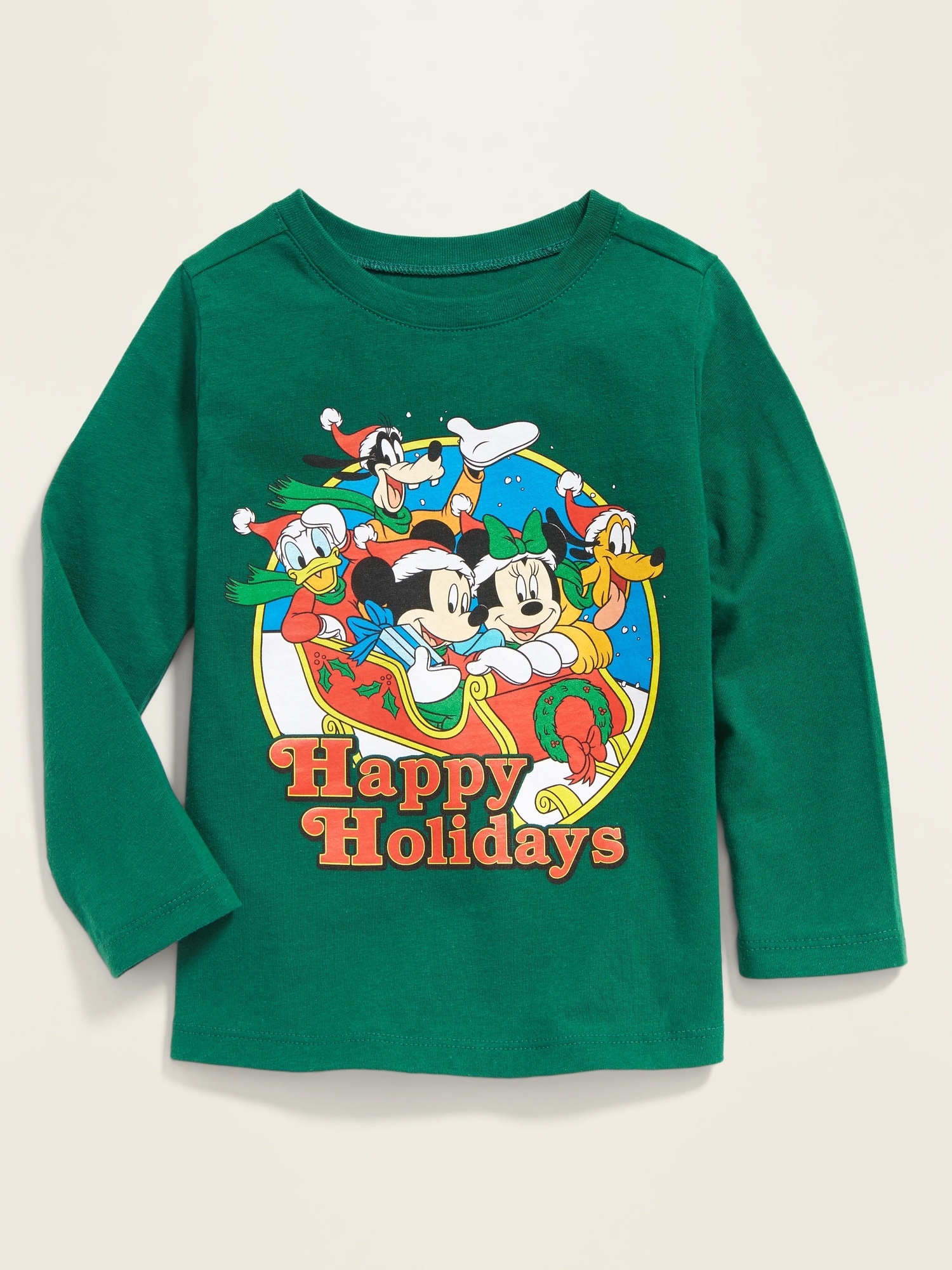 Disney Vintage Goofy Holiday Presents - Long Sleeve T-Shirt for