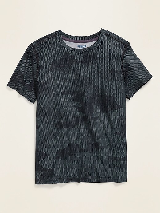 View large product image 1 of 3. Ultra-Soft Breathe On Printed Performance Tee For Boys