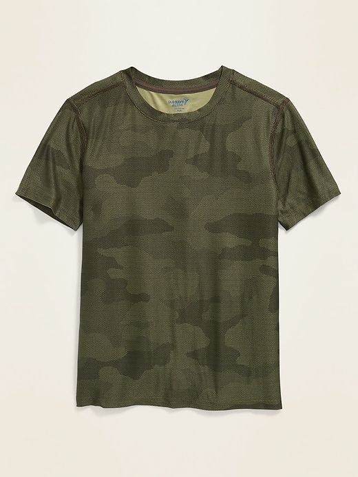 View large product image 1 of 1. Ultra-Soft Breathe On Printed Performance Tee For Boys