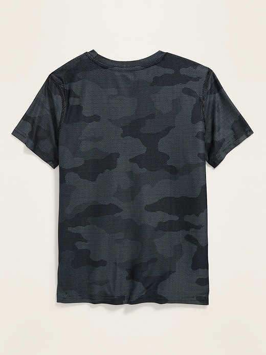View large product image 2 of 3. Ultra-Soft Breathe On Printed Performance Tee For Boys