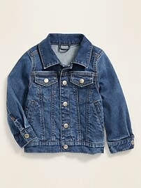 View large product image 4 of 4. Built-In Flex Jean Jacket for Toddler Boys