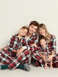 View large product image 3 of 3. Patterned Flannel Pajama Set for Women