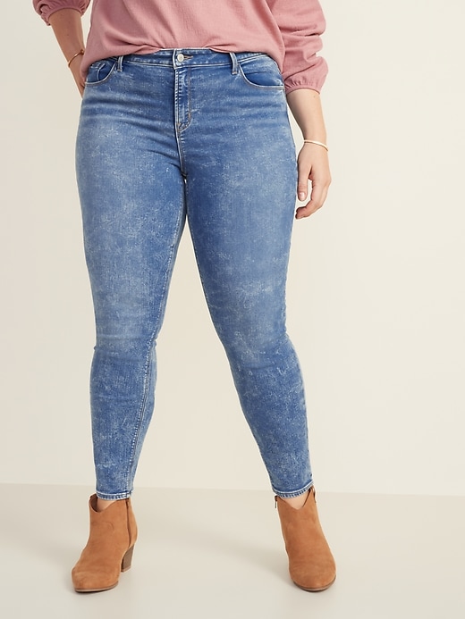 Image number 6 showing, Mid-Rise Built-In Warm Rockstar Jeans for Women