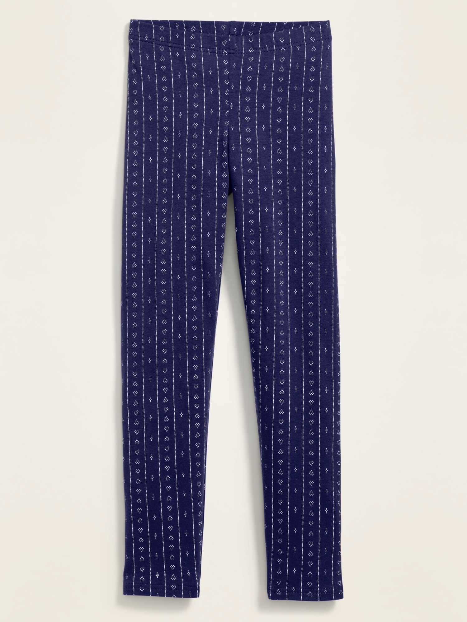 Embellished Snowflake Leggings Blue, Girls' Trousers & Leggings
