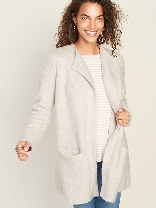 View large product image 1 of 1. Relaxed Cardigan Coat for Women