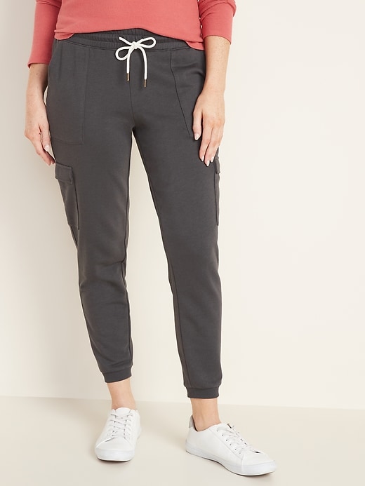 French Terry Cargo Street Joggers for Women