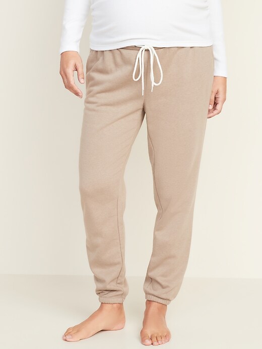 View large product image 1 of 1. Maternity Functional-Drawstring Joggers