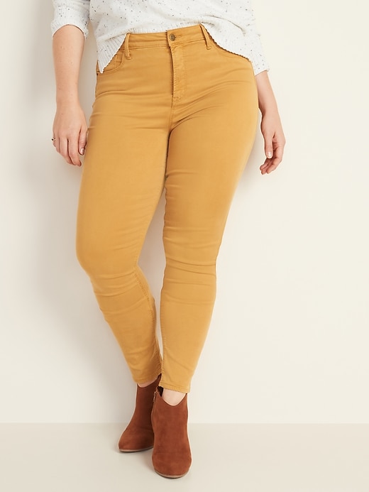 Image number 6 showing, High-Waisted Sateen Rockstar Super Skinny Jeans for Women