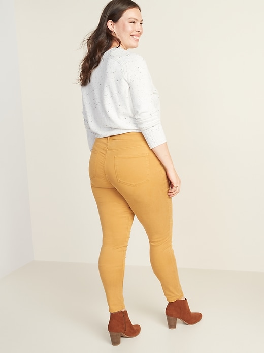 Image number 7 showing, High-Waisted Sateen Rockstar Super Skinny Jeans for Women