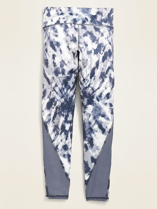 View large product image 2 of 3. Mid-Rise Go-Dry Tie-Dye Elevate Leggings for Girls