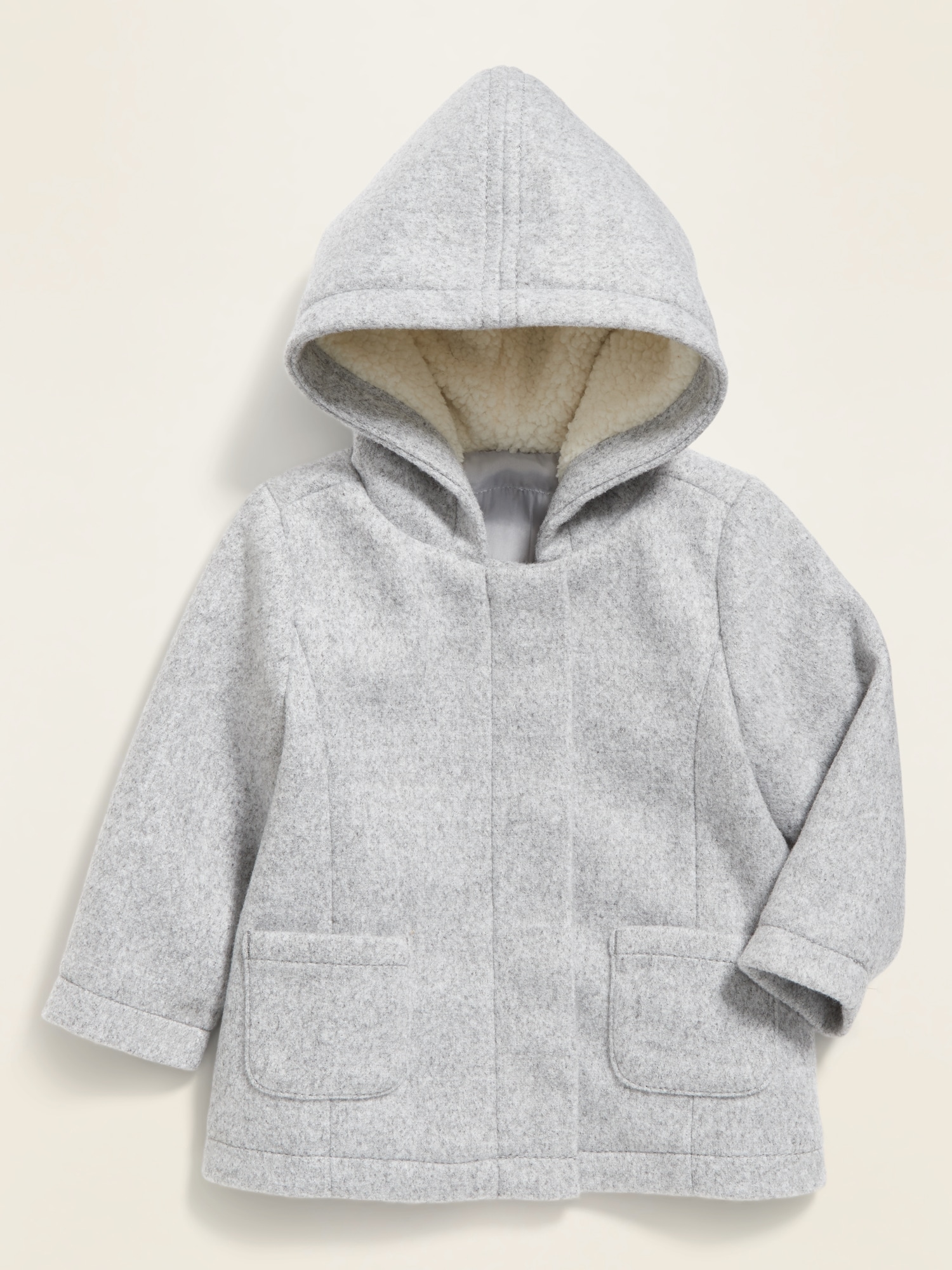 Soft-Brushed Hooded Coat for Baby | Old Navy