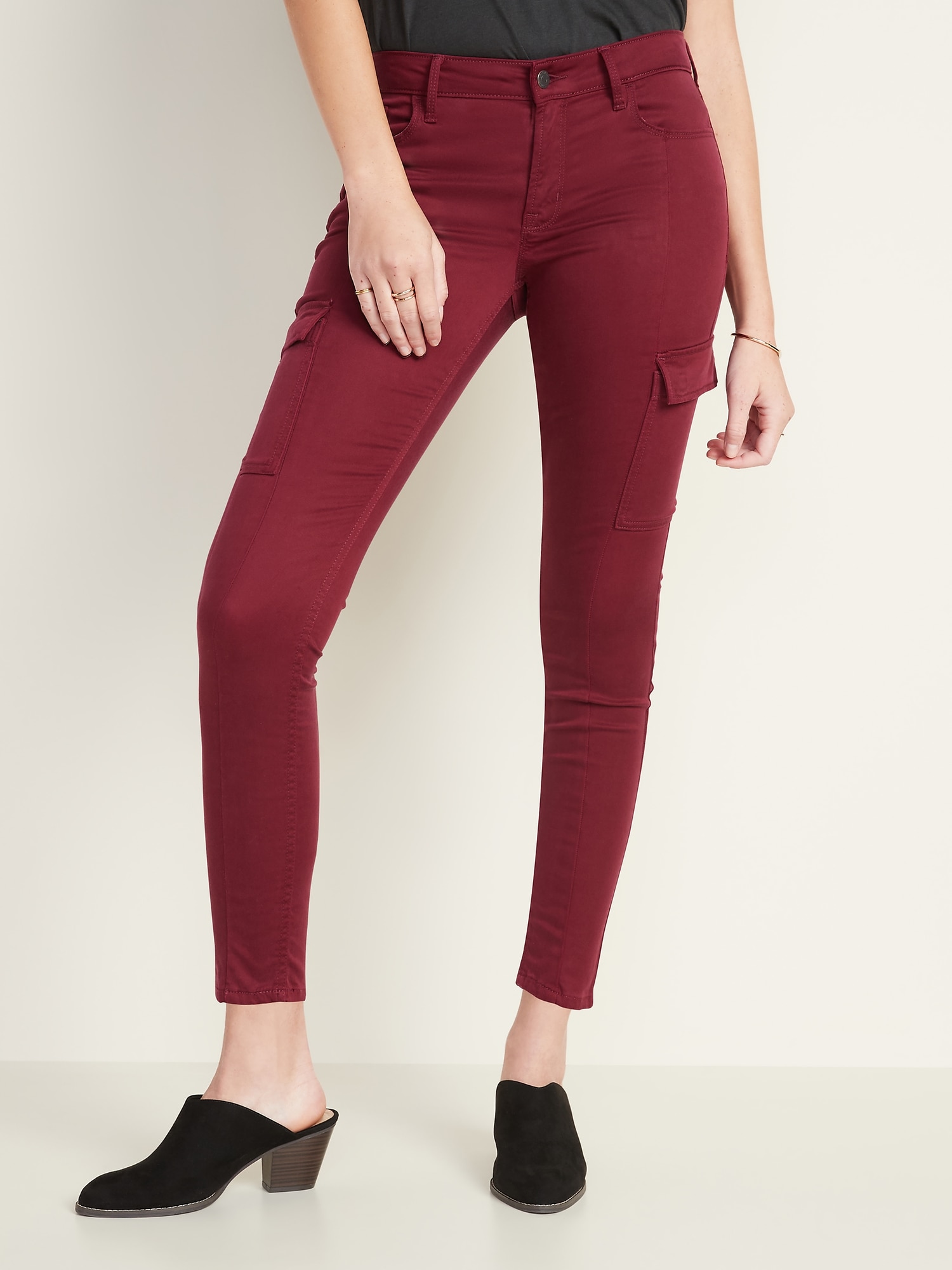 Old Navy High-Waisted Rockstar Super Skinny Sateen Jeans for Women
