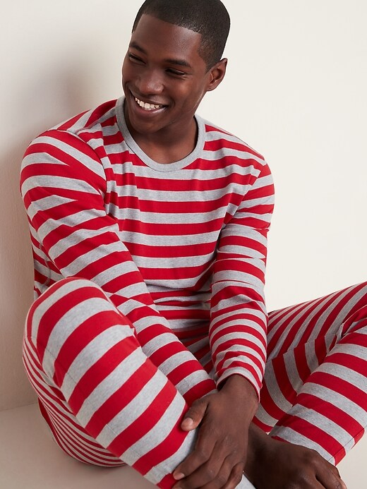 Image number 3 showing, Striped Jersey Pajama Set