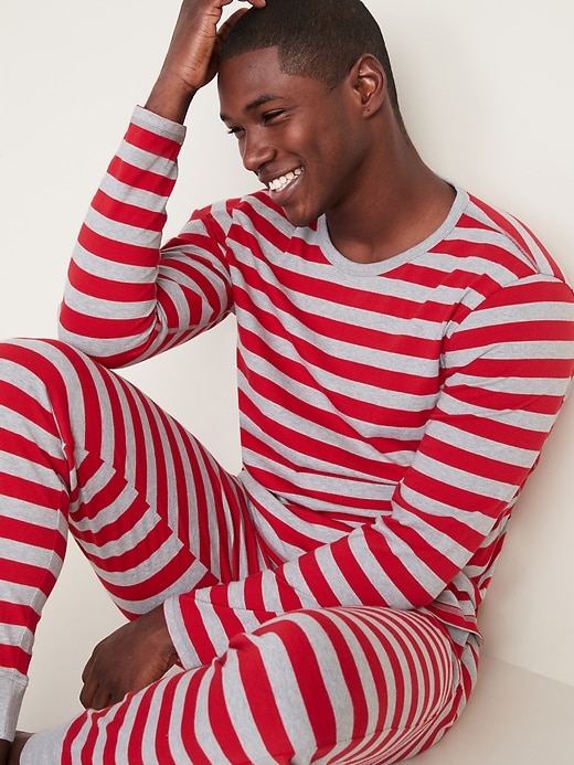 Image number 4 showing, Striped Jersey Pajama Set