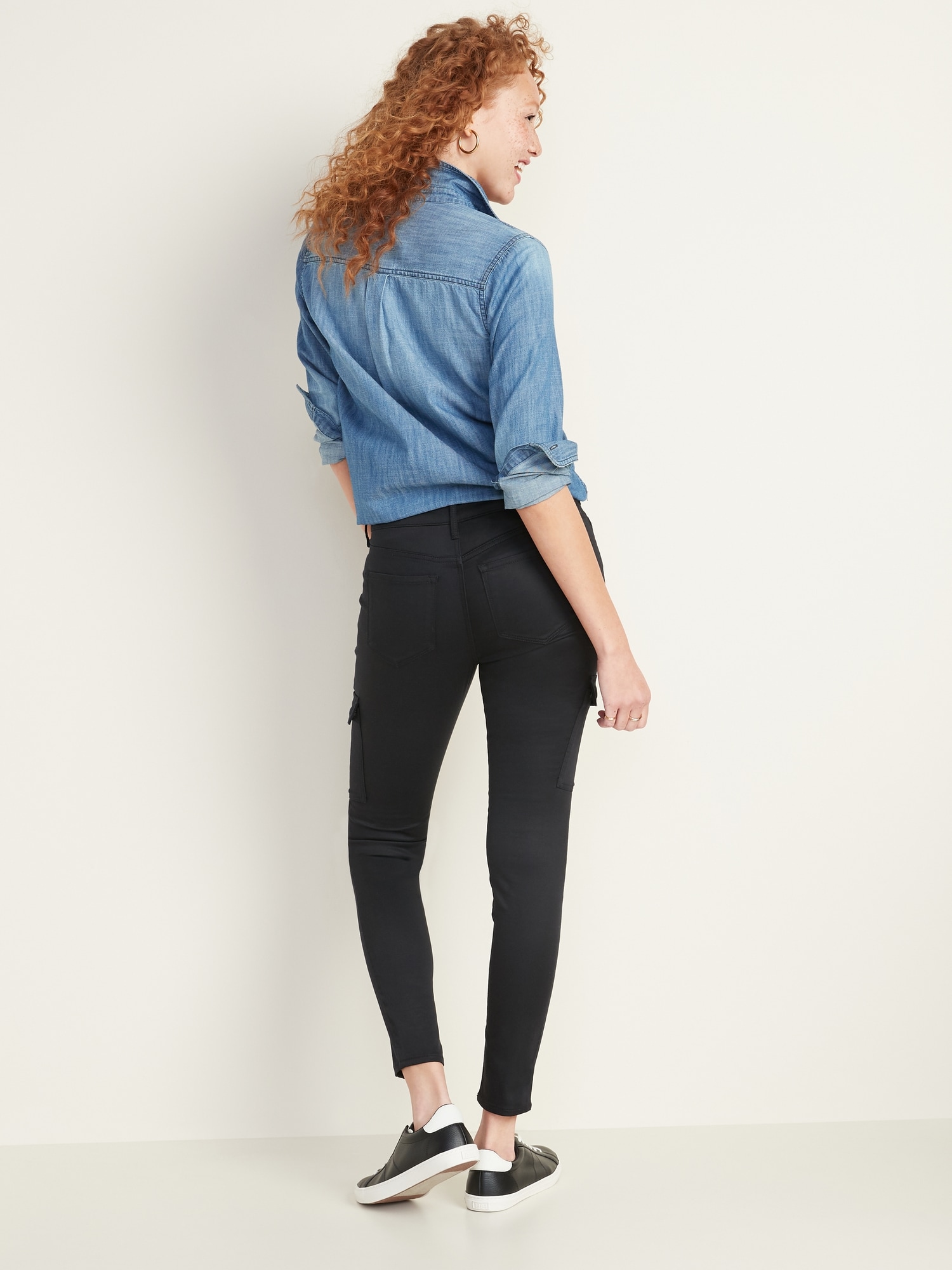 old navy sateen jeans