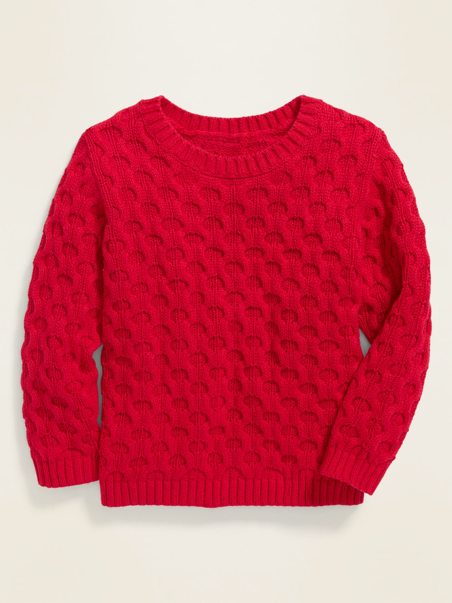 Textured Crew-Neck Sweater for Toddler Girls | Old Navy