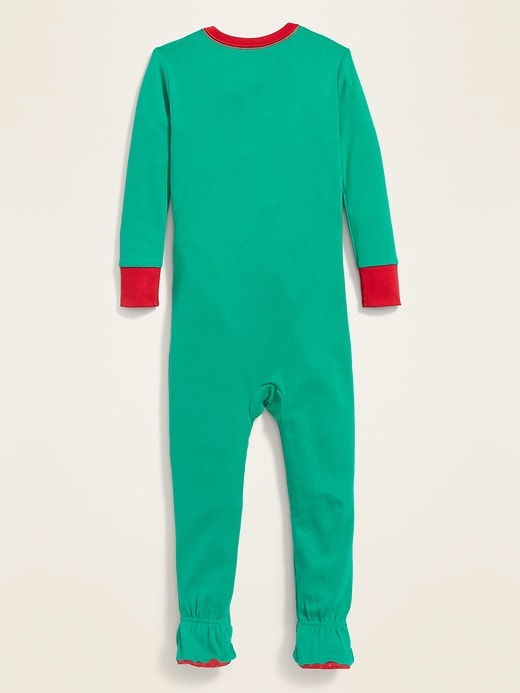 View large product image 2 of 4. Elf Footie Pajama One-Piece for Toddler & Baby