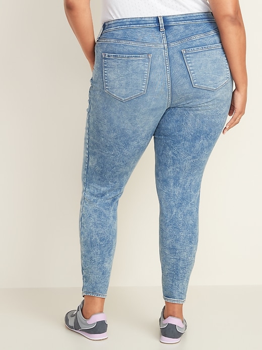 Image number 2 showing, High-Waisted Secret-Slim Pockets + Waistband Built-In Warm Rockstar Plus-Size Jeans