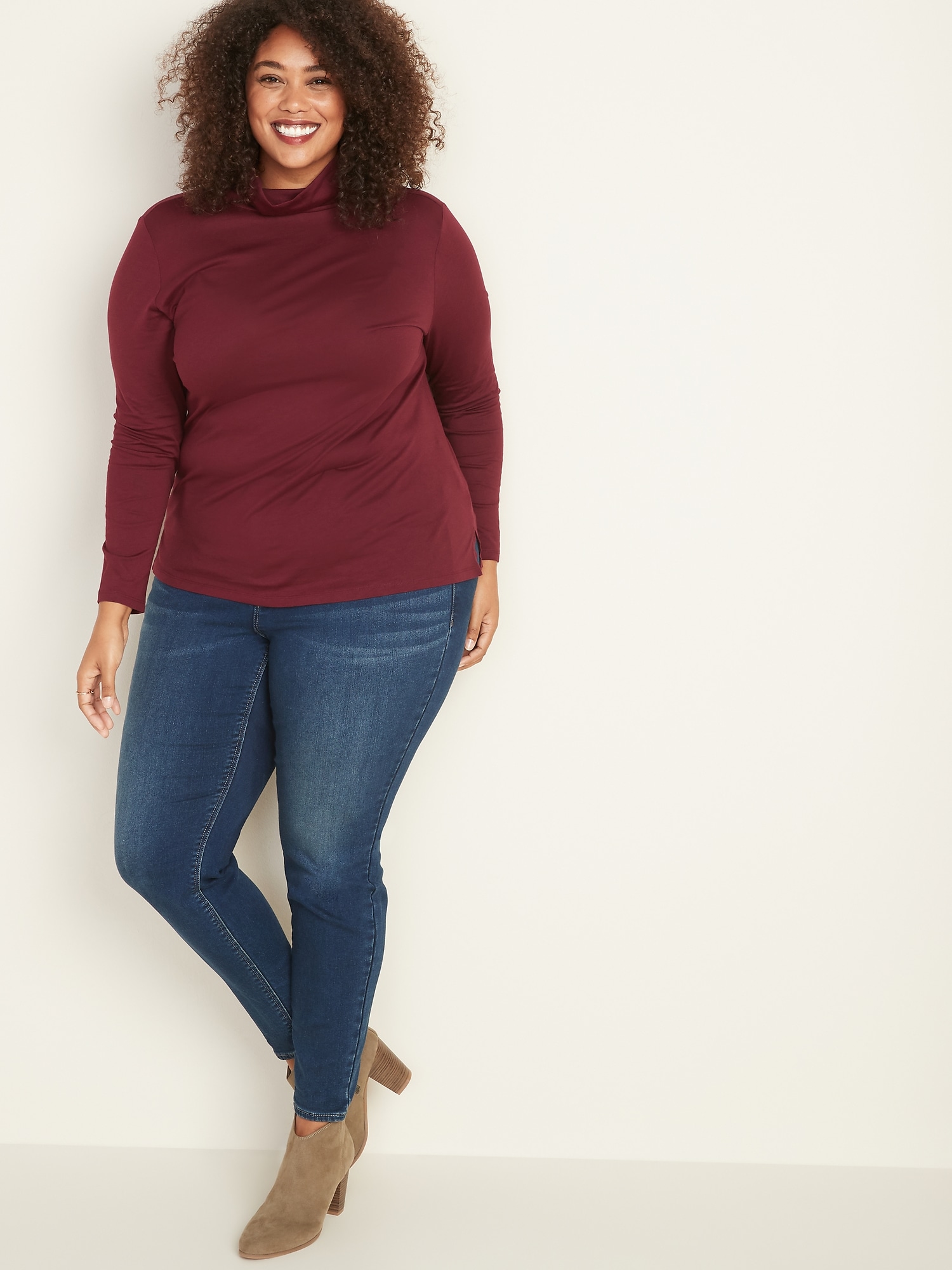 Slim-Fit Plus-Size Turtleneck | Old Navy