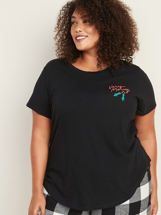 View large product image 1 of 1. EveryWear Plus-Size Graphic Tee